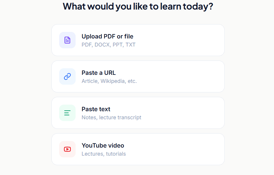Upload notes